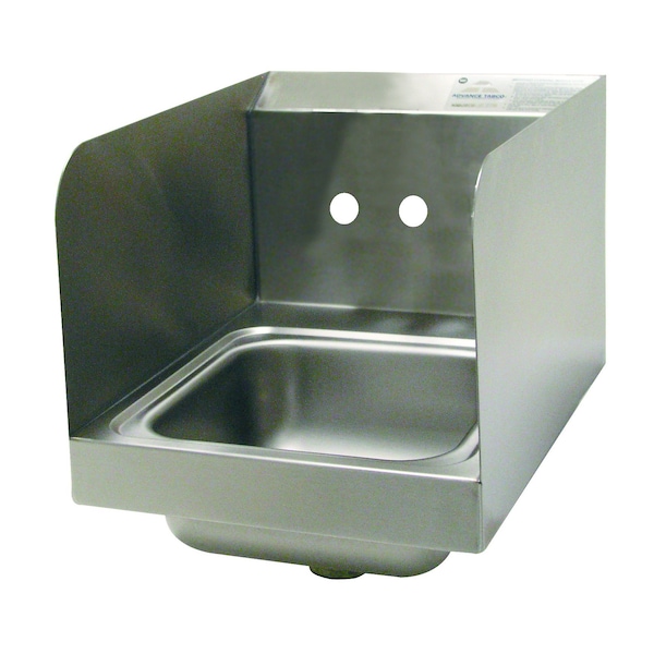 Special Value Hand Sink , 7-3/4 in. side splashes wall model 9 in. wide x 9 in. front-to-back x 5 in